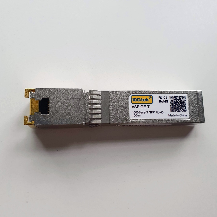 SFP 1.25G transceiver 1000Base-T Copper