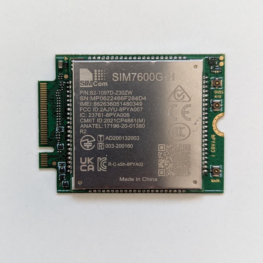 Simcom SIM7600G-H M.2 LTE kit